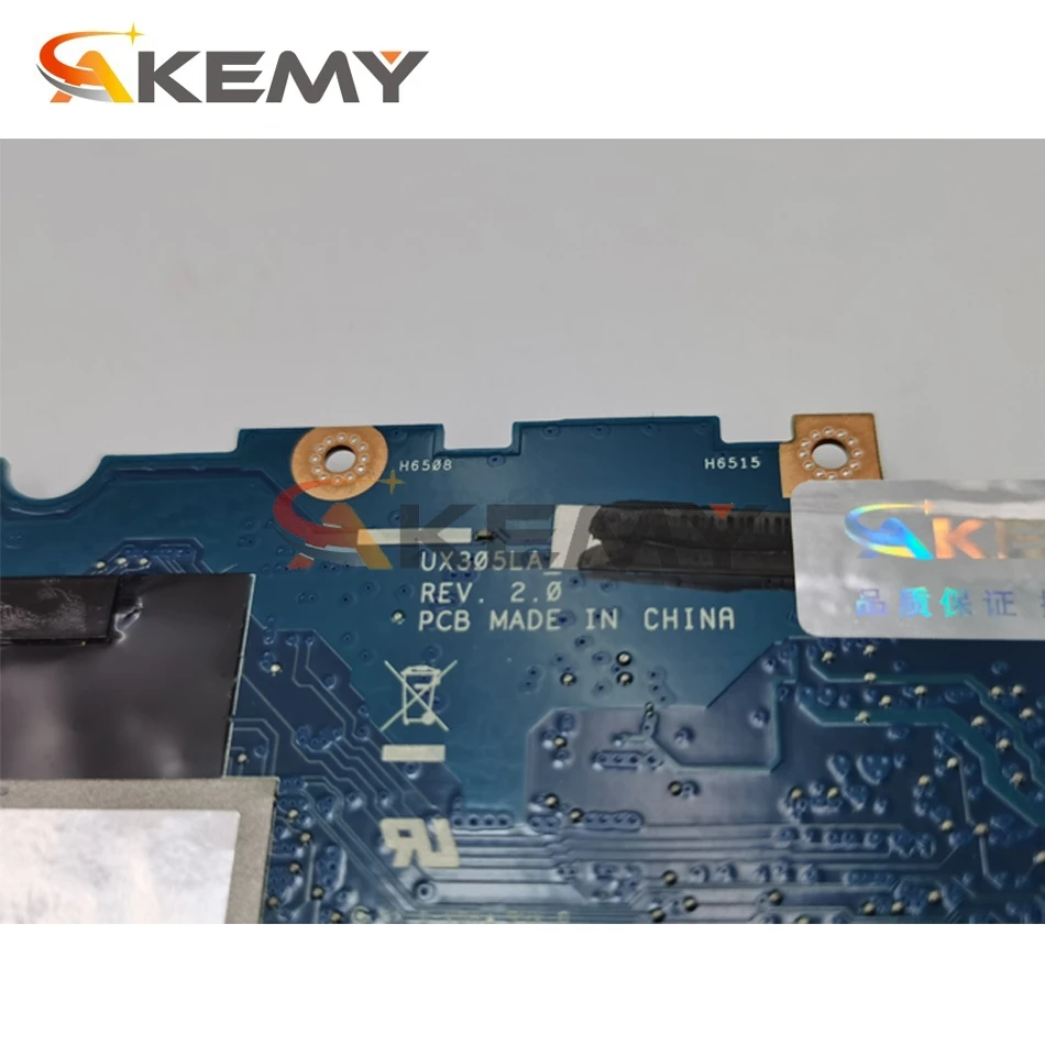 akemy ux305la laptop motherboard for asus zenbook ux305la ux305l original mainboard 8gb ram i7 5500u free global shipping