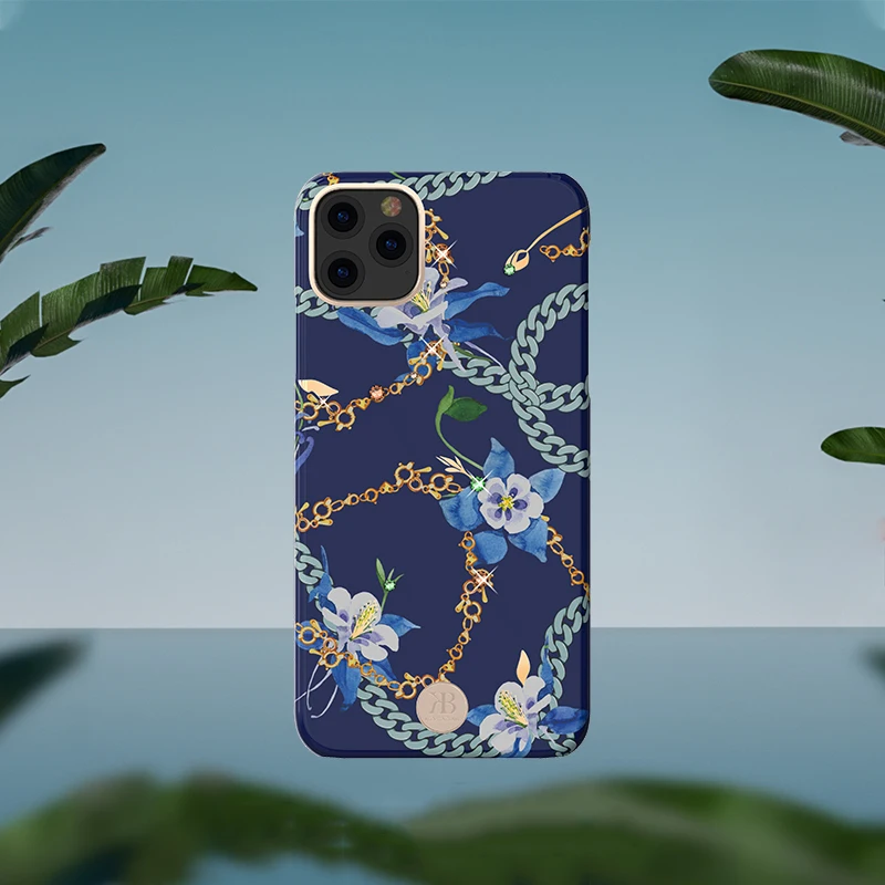 Kingxbar бабочка цветок алмаз чехол для iPhone 11/11 Pro/11 Pro Max задняя крышка Кристалл Стразы жесткий чехол для телефона для женщины
