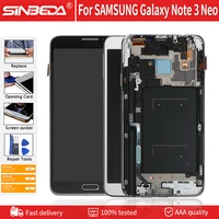 amoled 5 5 for samsung galaxy note 3 neo mini lite n750 n7502 n7505 lcd display touch screen for samsung note3 mini neo lcd