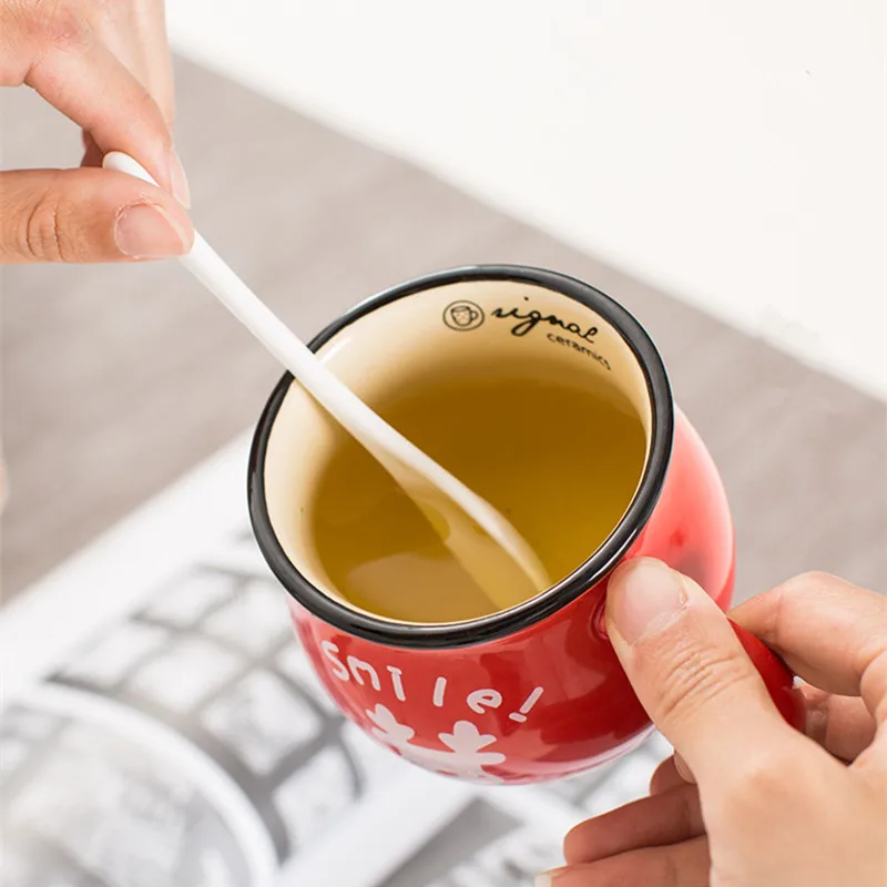 1 шт. креативная Милая керамическая кружка случайные разные стили Мультяшные