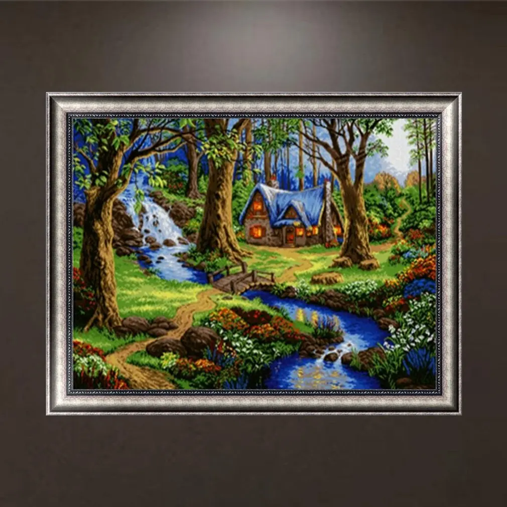 

DIY 5D Diamond Painting Cross Stitch Craft Embroidery Resin Diamond Painting Modern Style Wall Decor for Home Room