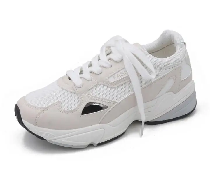 Женские удобные кроссовки розовые на платформе женские туфли танкетке zapatos De Mujer