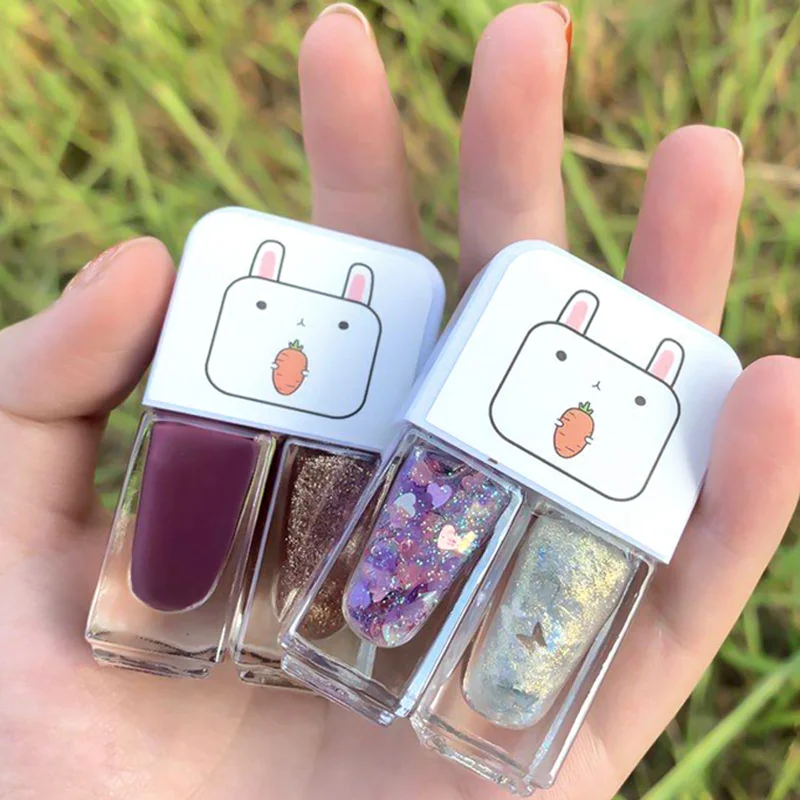 

Manicure Water-based Bright Scrub Can Tear Gemini Nail Polish Bottles Set Two Bottles Of Transparent Scrub Can Tear Nails