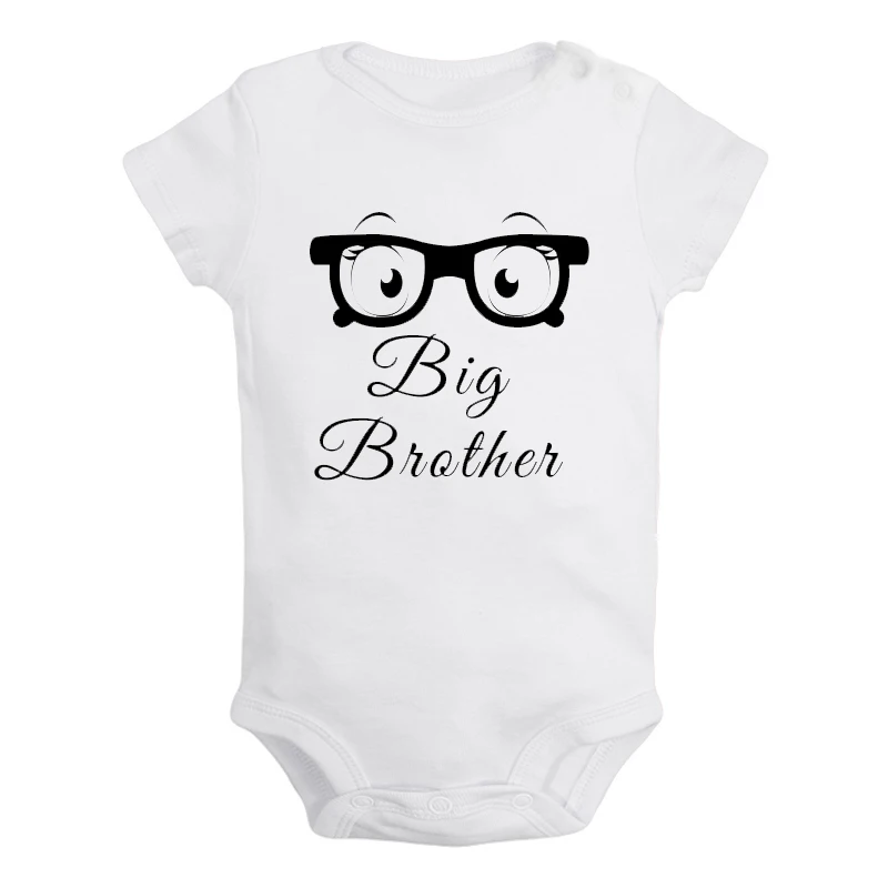 Одежда для новорожденных с цветочным принтом big sister boy little brother комбинезон малышей