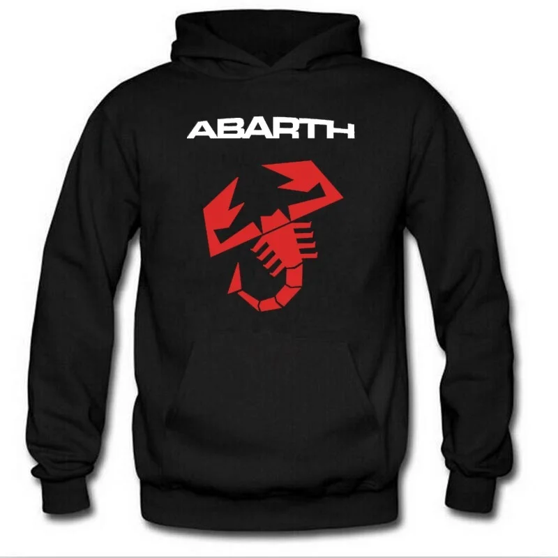 

Новинка 2021, модные толстовки, мужская толстовка с принтом логотипа автомобиля Abarth, худи на весну и осень, Повседневная Толстовка в стиле хип-хоп, флисовый спортивный костюм