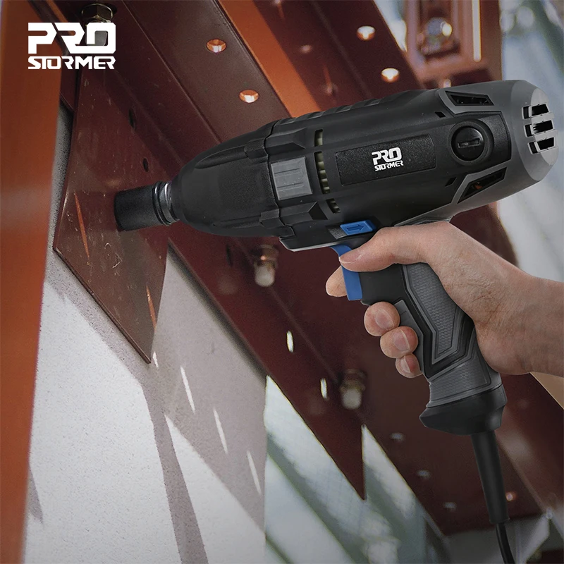 Электрический ударный гайковерт 450N.m 1/2 дюйма пневматический гаечный ключ для