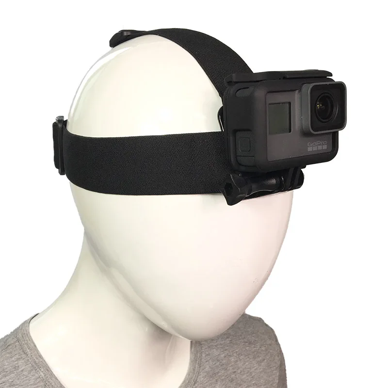 

Action Camera Accessories Adjustable Head Strap Mount for DJI Osmo Action GoPro Hero 10/9/8/7/6/5 SJCAM AKASO Xiaoyi Yi 4k