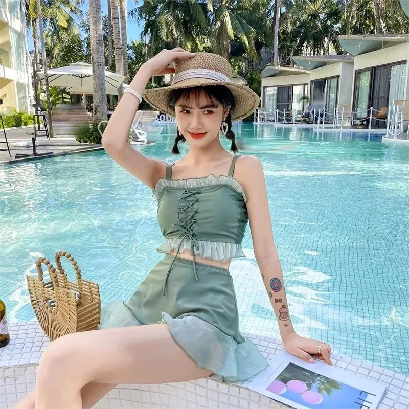 

Summer Bandage Bikini Set Women Two Piece Swimsuit Swimwear Beach Wear Sexy Backless Bikini Swim Bathing Suit