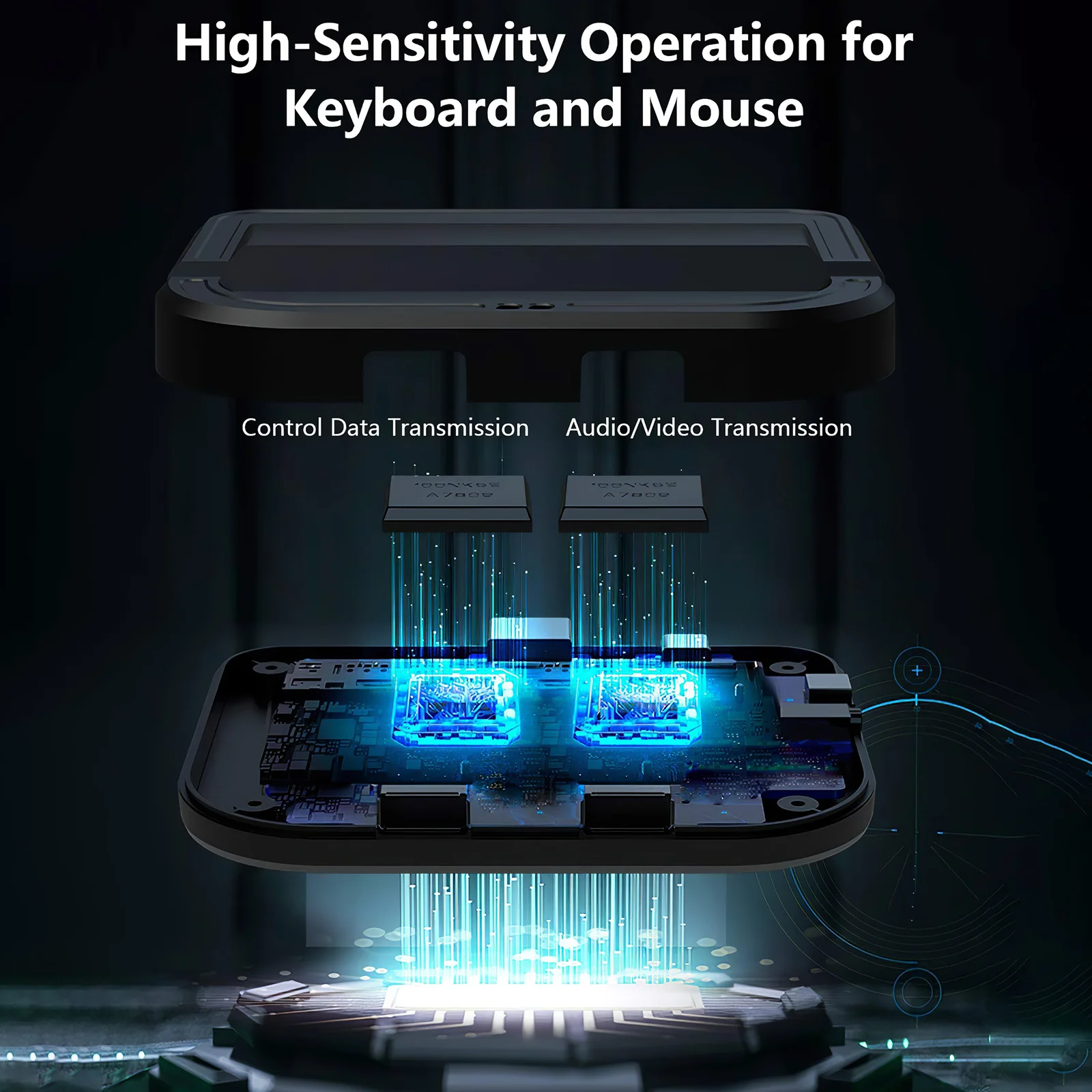 

60Hz Gaming Grade Converter For PUBG Mobile Gamepad Controller Gaming Keyboard Mouse Converter For Android Phone To PC