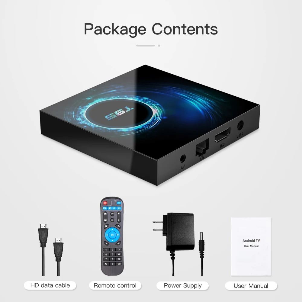 

4 4K H616 2,4G Wifi OTT Smart Android 10,0 T95