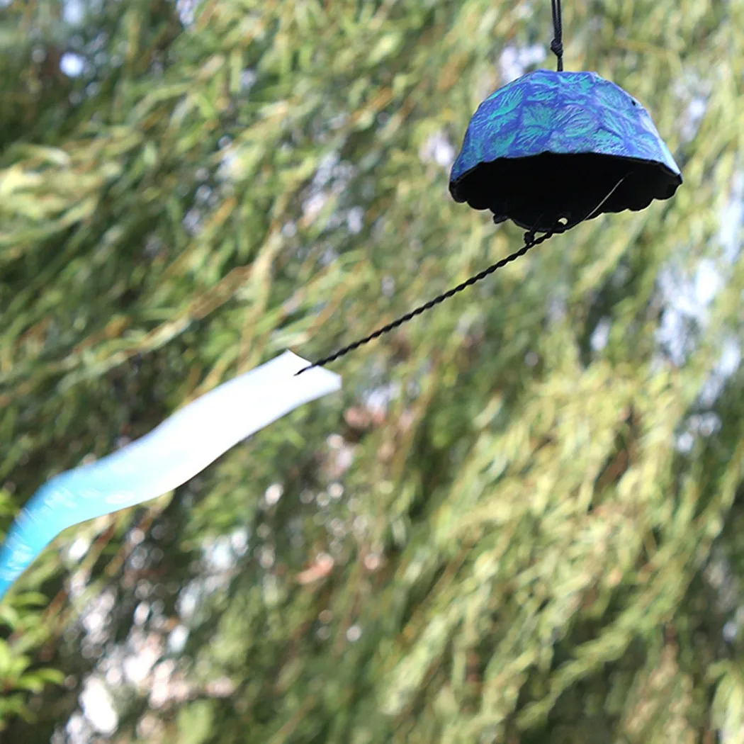 

Decorative Cast Iron Metal Wind Chimes Japanese Style Iron Bells Hydrangea Bell Pendant Ornaments For Garden Decoration In Stock