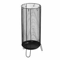 simple modern umbrella stand holder with hooks household indoor metal iron umbrella rack storage organizer shelf bucket stand