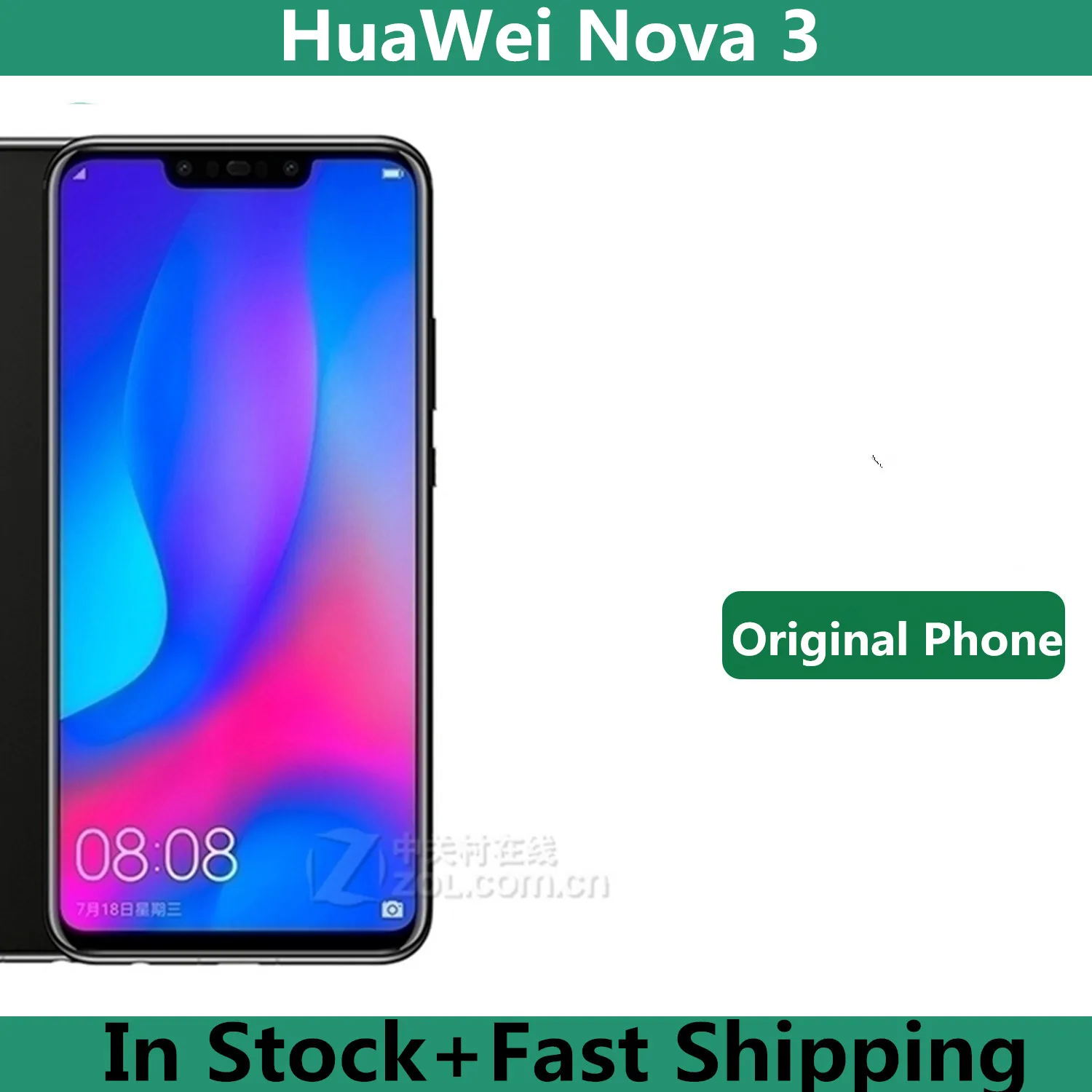 Оригинальный HuaWei Nova 3 4G LTE мобильный телефон kirin 970 Octa Core Android 8 1 6 &quot2340x1080 экран 24.0MP