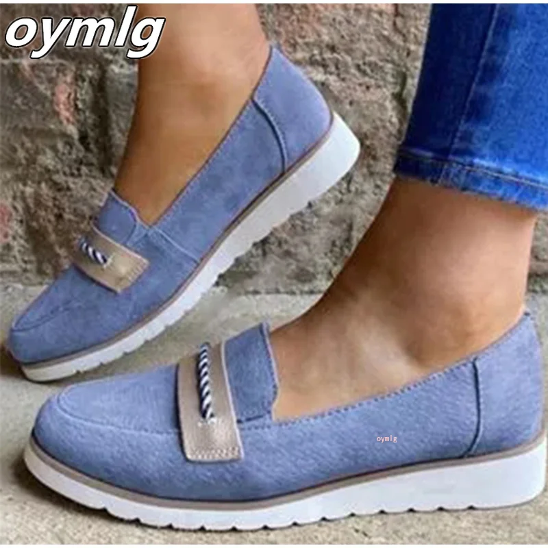 

2020 Flat Loafers Shoes Woman Classics Soft Bottom Platform Single Sneakers Women Shoes Slip-on Women Shoes Zapatos De Mujer