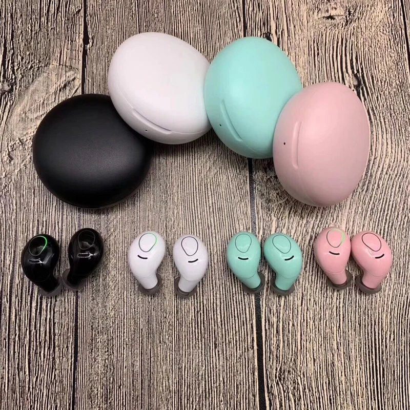 Macaron карамельный цвет S9-TWS Bluetooth гарнитура Hi-Fi стерео наушники V5.0 Поддержка