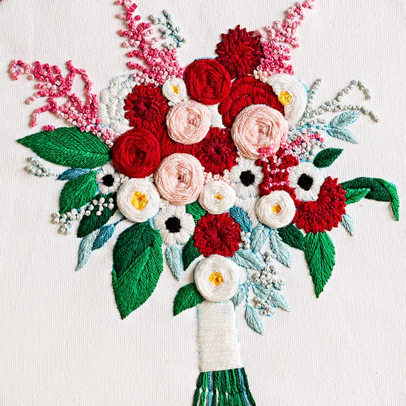 Набор для вышивания букетов сделай сам набор рукоделия вышивки крестиком