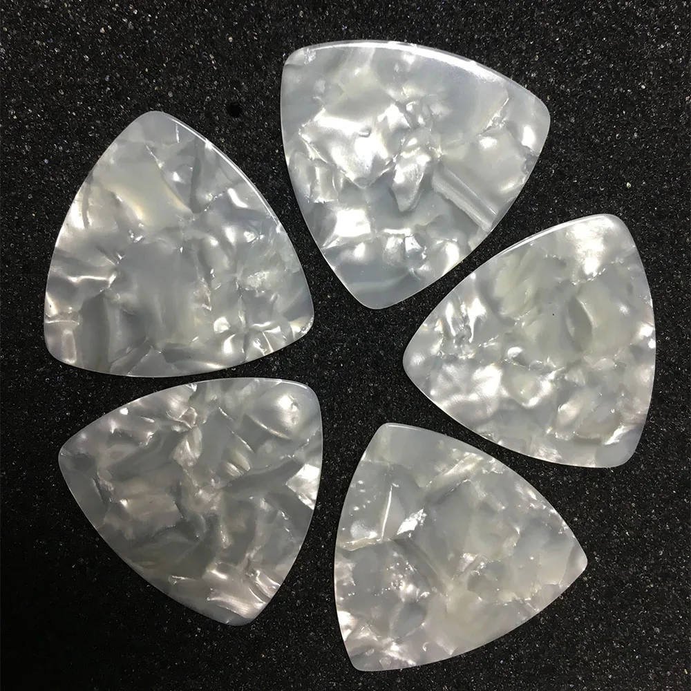 100 шт./лот гитарные палочки среднего размера 0 71 мм с белым жемчугом 2