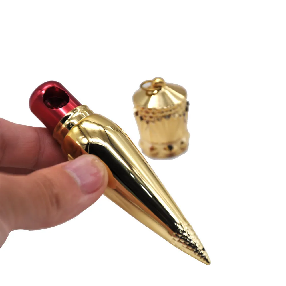 Золотая Корона ожерелье со скипетром металлическая курительная трубка 108 мм