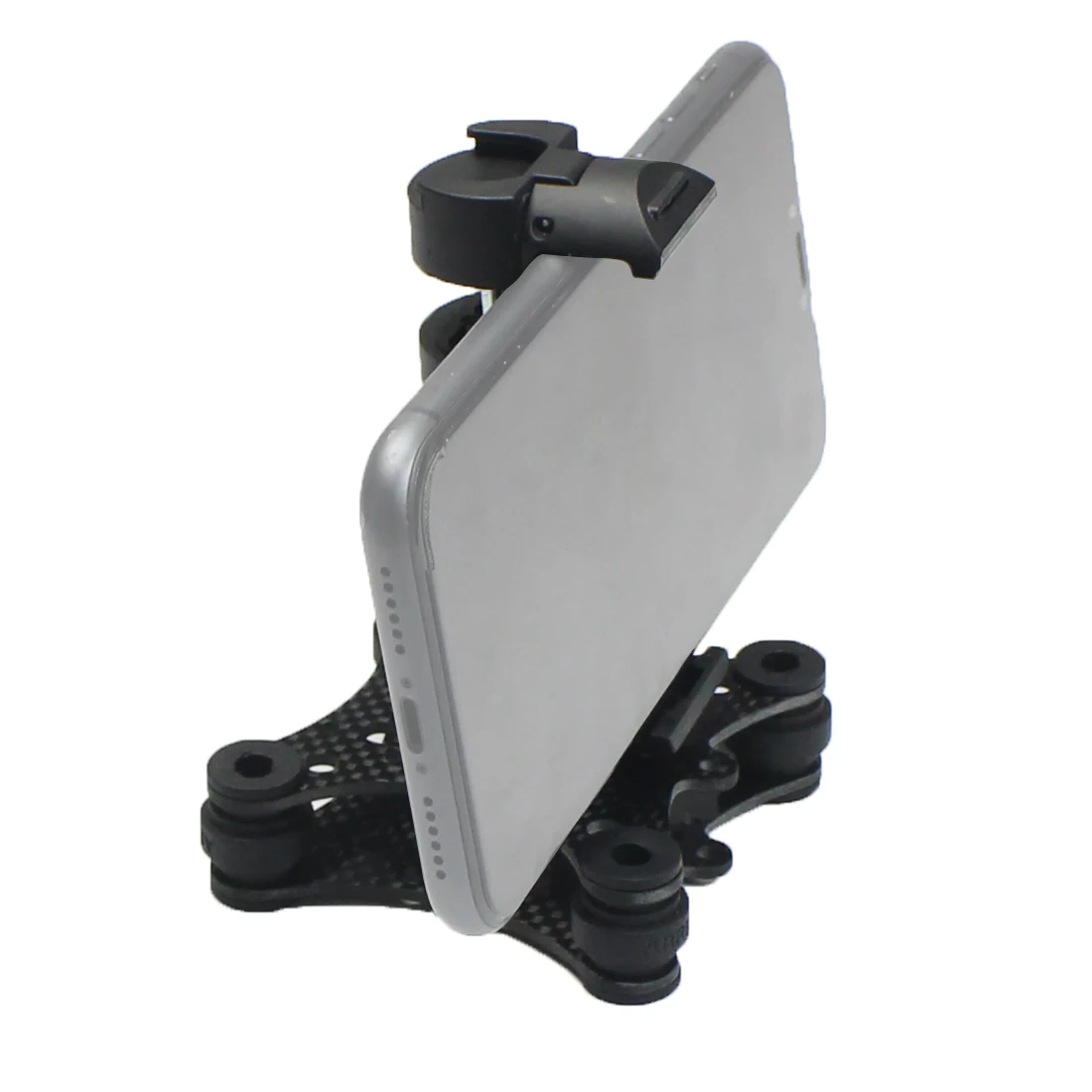 Антивибрационная пластина из углеродного волокна с резиновыми шариками для