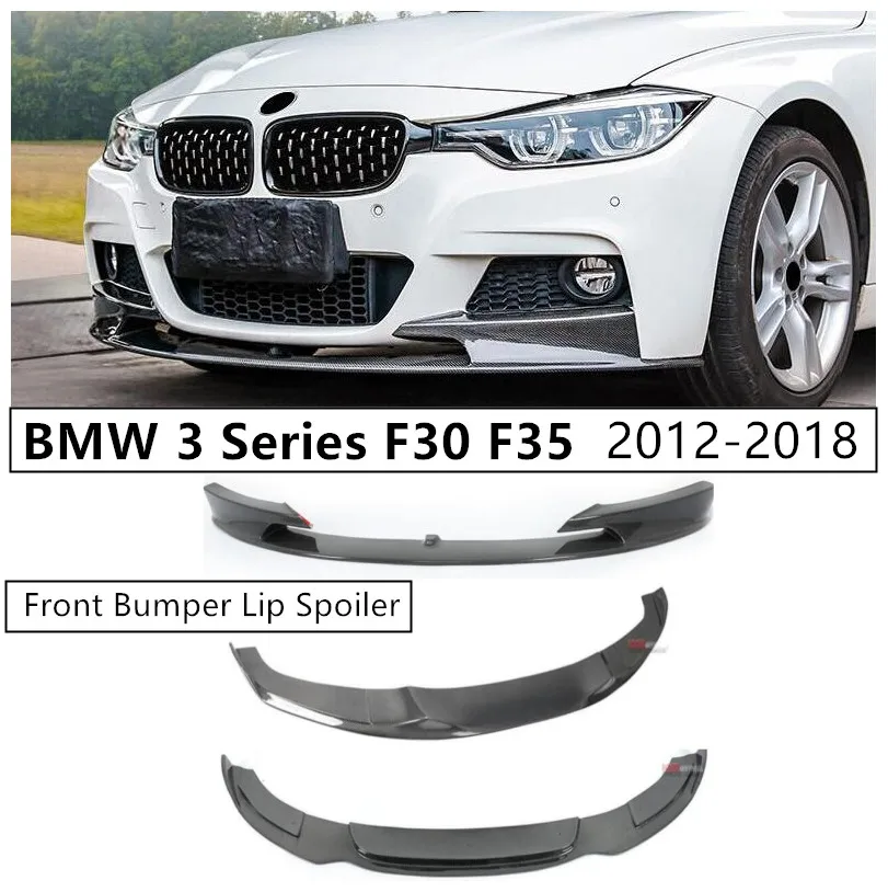 Диффузор для переднего бампера спойлер BMW 3 серии F30 F35 2012 2018 высококачественные