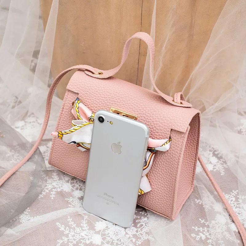 Сумка через плечо 2019 женская сумка из искусственной кожи тоут с бантом новая