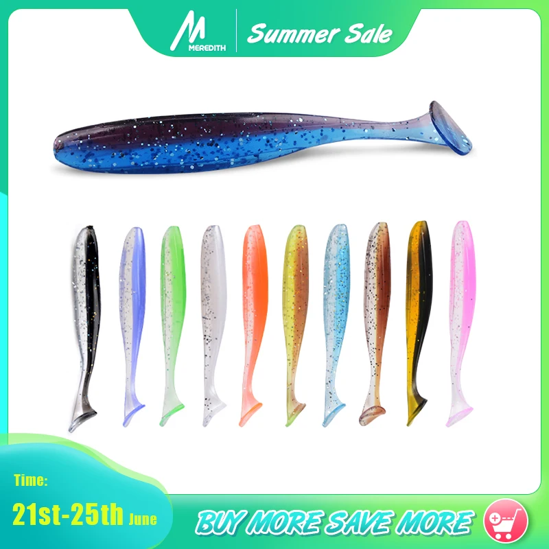 Мягкие приманки Meredith Easy Shiner 5 см 0 88 г 20 шт./лот для плавания искусственные мягкие