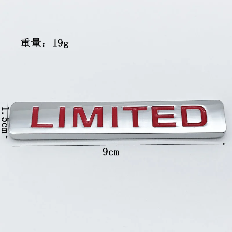 Металлический 3D значок ограниченной длины 1 шт. автомобильный Стайлинг для Jeep