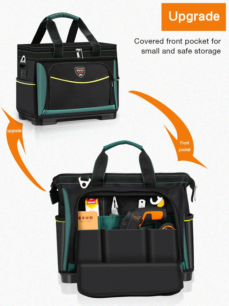 DTBD Electrician Bag Multi-function Tool Bag1680D Oxford Waterproof Large Capacity Wear-resistant Storage ToolKit DIY Tools | Инструменты