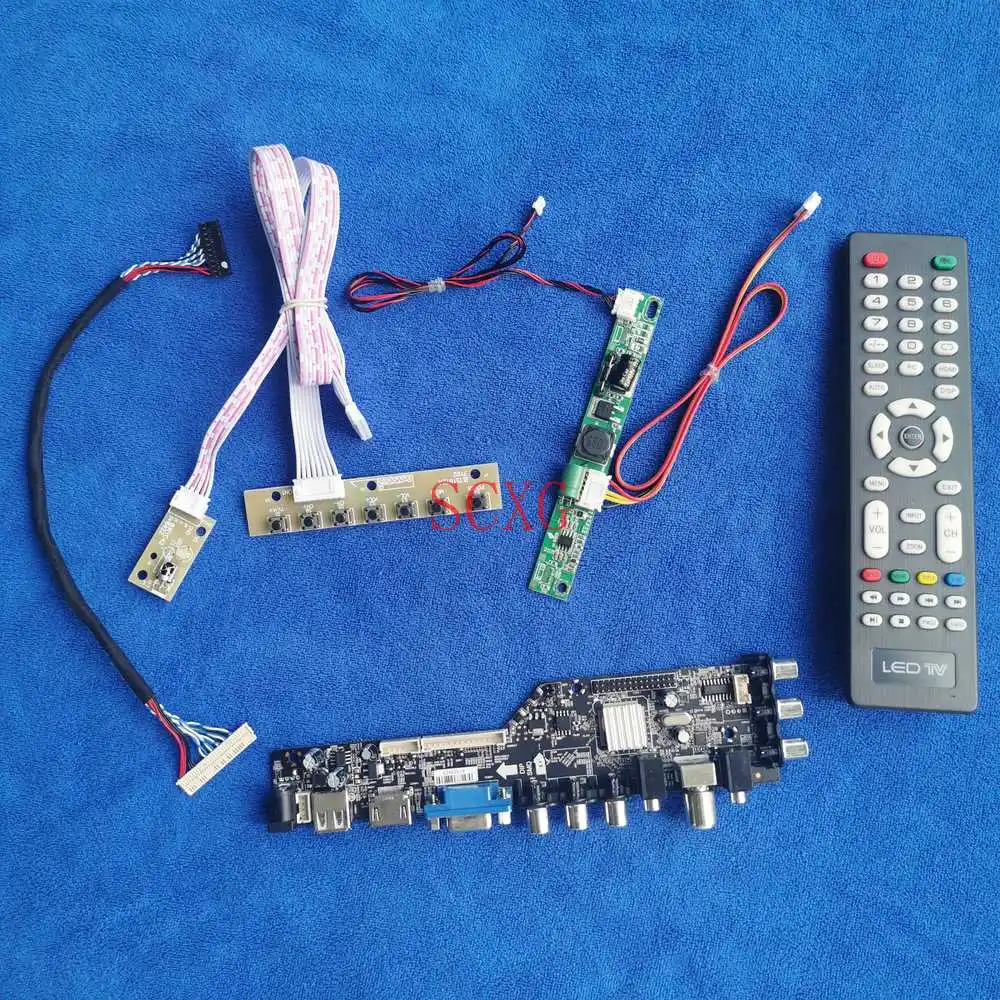 DIY Kit LVDS 30-Pin 1920*1080 LED/LCD For T215HVN05.0/T215HVN05.1 USB AV VGA HDMI-compatible Screen Drive Board Digital Signal