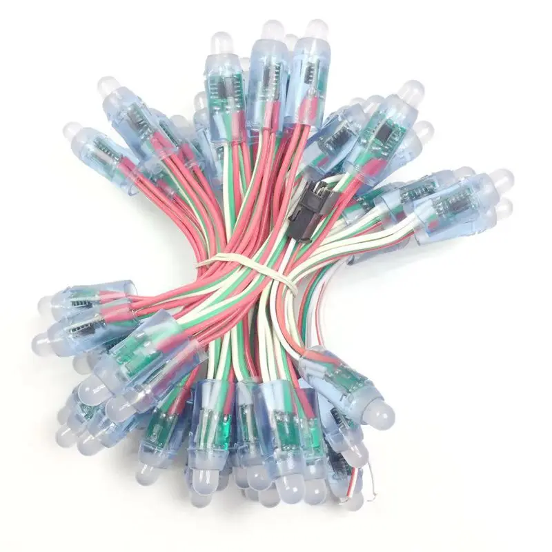 500 шт. 12 мм WS2811 полноцветный светодиодный пиксельный модуль RGB 2811 IC LED pixel string DC5V