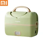 Портативный Электрический Ланч-бокс Xiaomi Liven для приготовления пищи, многофункциональный подключаемый Электрический нагреватель, большая емкость, двухслойный