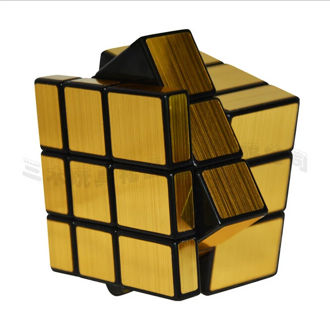 2019 креативный 3x3x3 золотой зеркальный куб скорость магический головоломка