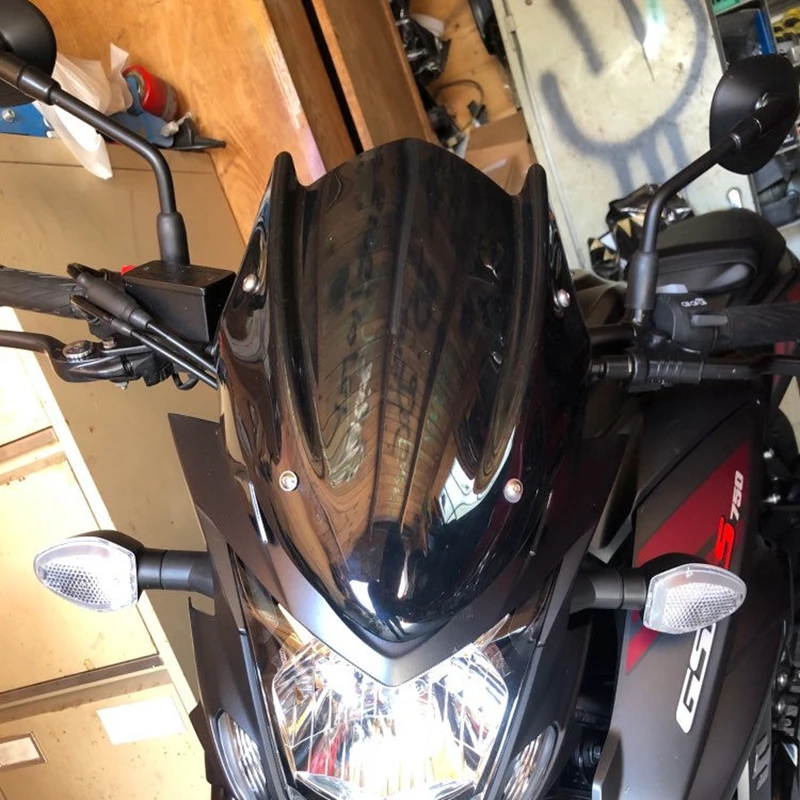Для Су ЗУ Ки GSX-S750 экран лобовое стекло экран с кронштейном GSXS750 GSX-S GSXS 750 черный прозрачный