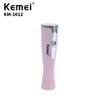 kemei mini portable ladies two blade replacement shaving razor trimmer ladies daily necessities travel essential km 1012