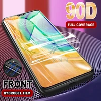 90d silicone hydrogel soft film for huawei nova 5 5i 5t 6 7 full screen protector for p30 40 mate 30 20 lite pro camera lens
