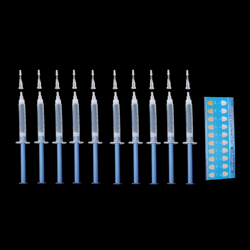 

10 Pcs Strong Teeth Whitening Gel Whitener Cleaning Bleaching White