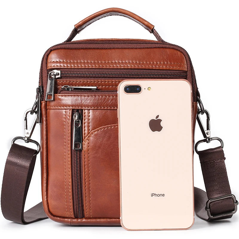 Новинка брендовая мужская дизайнерская сумка тренд 2019 на плечо из натуральной