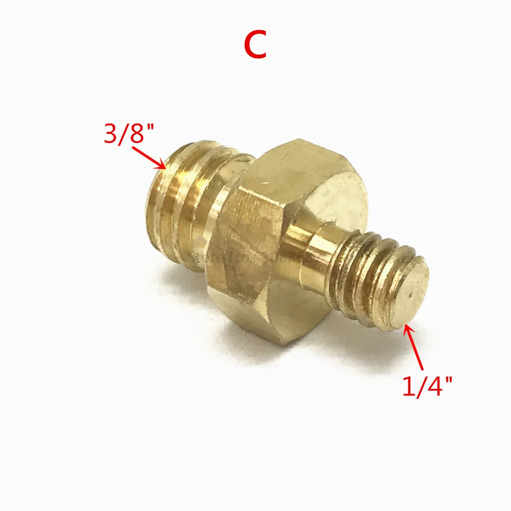 Jadkinsta 1/4 "до 3/8" 5/8 1/4" Папа к женскому Горячий башмак резьба Винтовой Адаптер