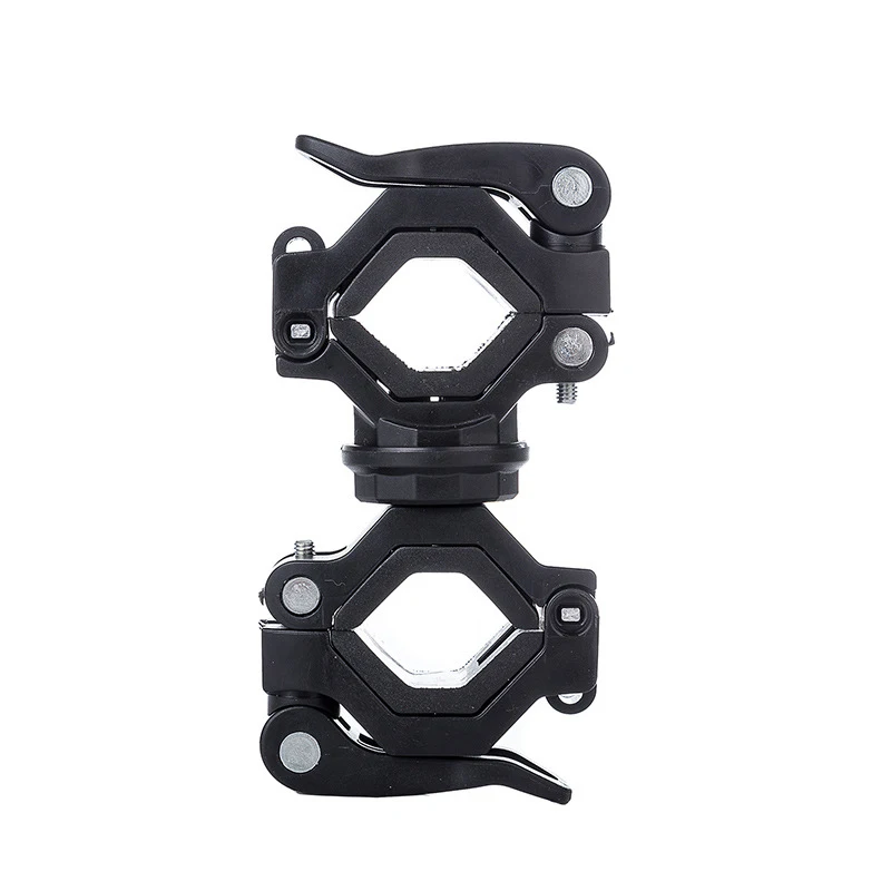 360 degree rotation cycling clip clamp rotation bike flashlight torch mount led head front light holder clip bicycle accessories free global shipping