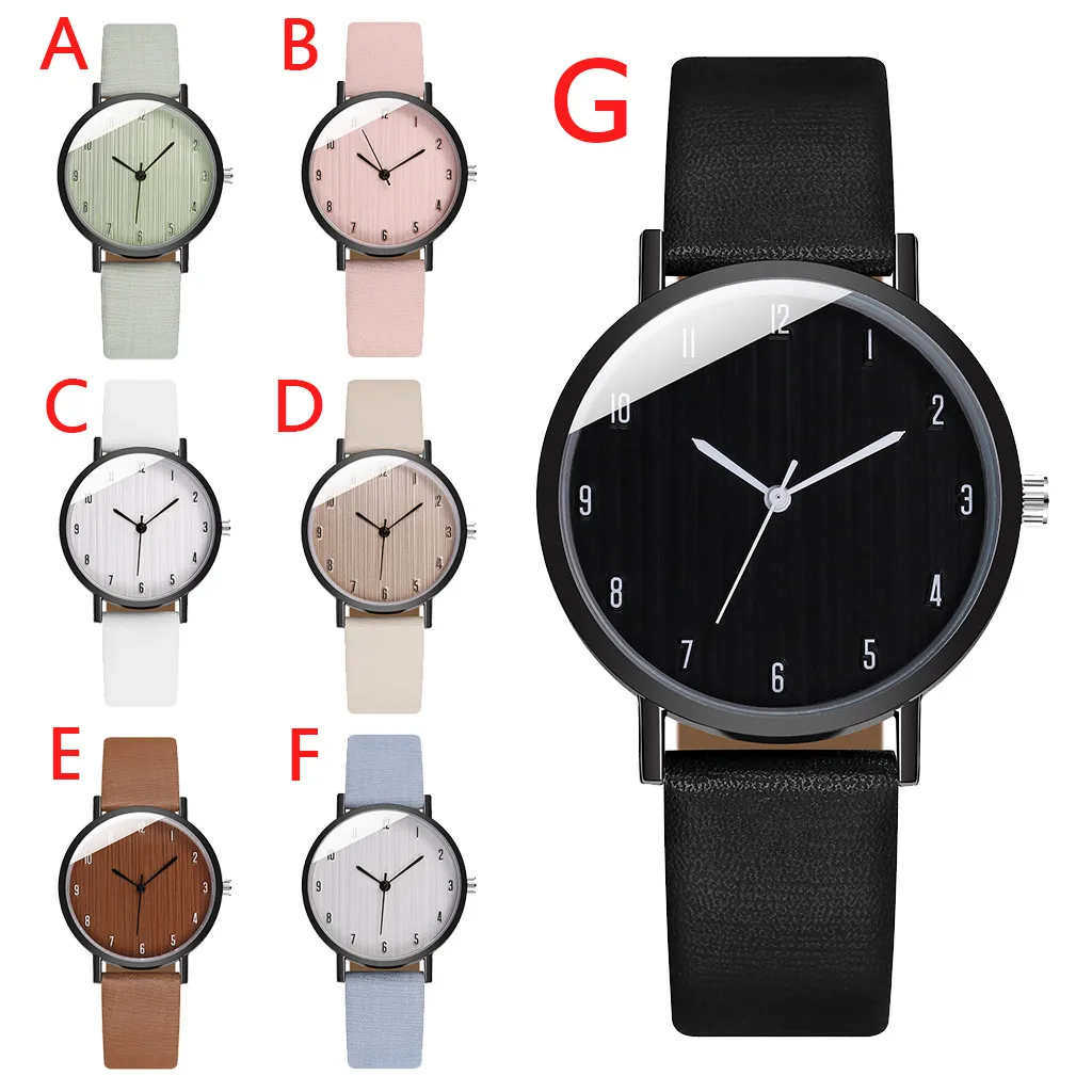 

Women's Fashion Watch Bracelet Casual Quartz Leather Band New Strap Watch Analog Wrist Watch Wristwatch Ladies Girls Clock Gifts