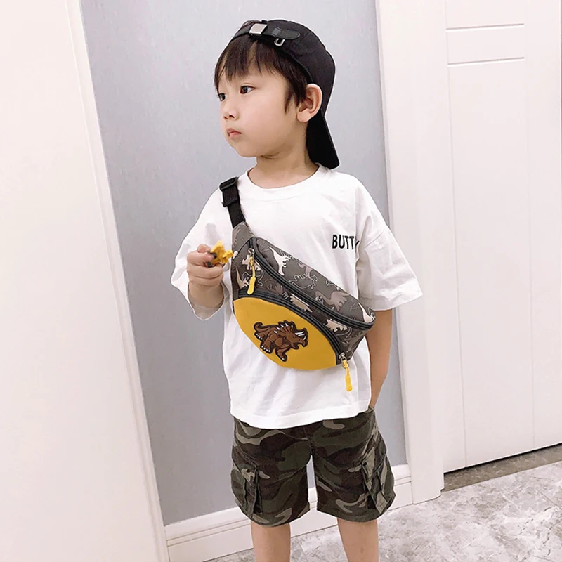 

Boy Waist Bags For Kids Chest Bag Dinosaur Girl Fanny Pack High Capacity Funny Bags Cartoons Banana Bags Shoulder Kidney Bags