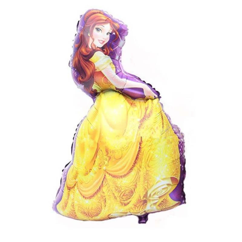 Воздушные шары гелиевые декорации белые подарки принцесса снег большой Спящий