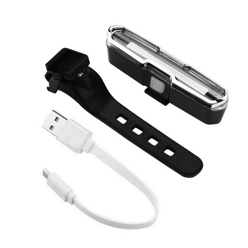 Красный голубой фонарик для велосипеда задний свет водонепроницаемый USB зарядка