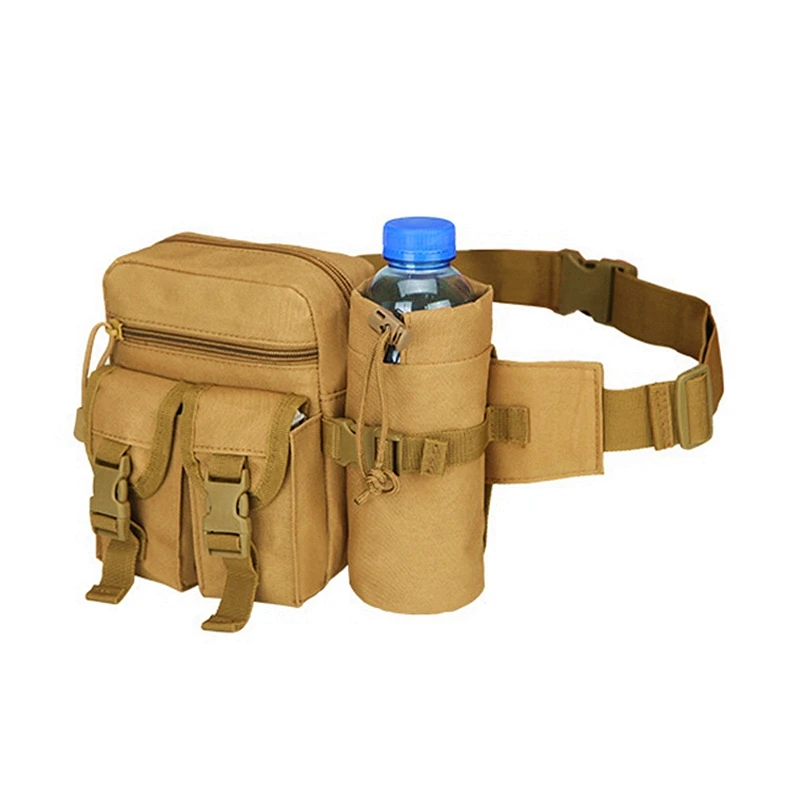 

Tactical Waist Pack Nylon Hiking Water Bottle Phone Pouch Outdoor Sports Army Military Hunting Belt Bag SC-W01