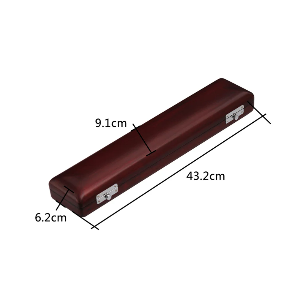 

16 Hole Flute Box Rosewood Flute Case Instrument Gift for Lover