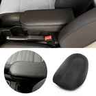 Подлокотник из мягкой кожи для VW Golf 4 MK4 Jetta Bora Passat B5 Beetle, подлокотник с центральной регулировкой, накладка с наклейкой, обшивка