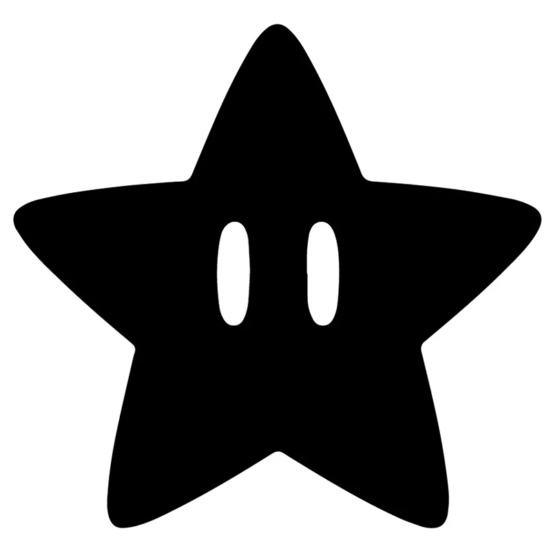 

10X9.6CM Stars Cute Car Window Decoration Decal Creative Car Sticker C25-0342