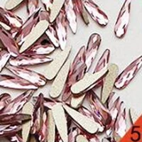 10pcslot 3d nail art decorations water drop diamond glitter crystal rhinestone tips diy nails accessories