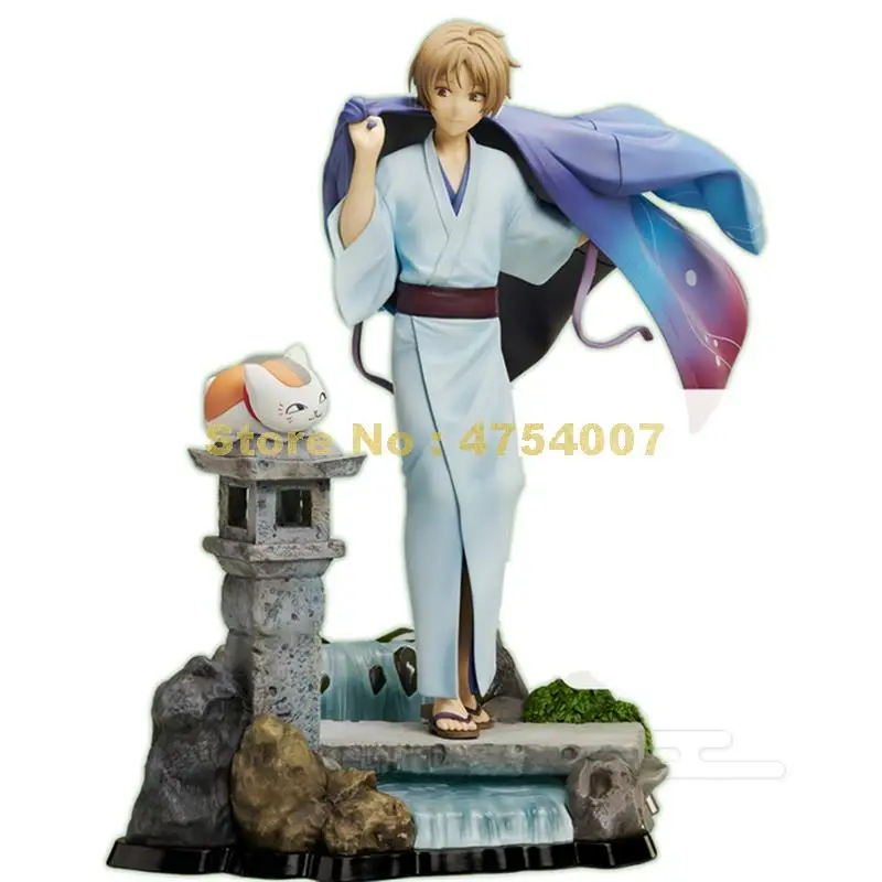 Аниме natsume с nyanko сенсей театральные пластиковая фигурка героя 25 см плюшевая