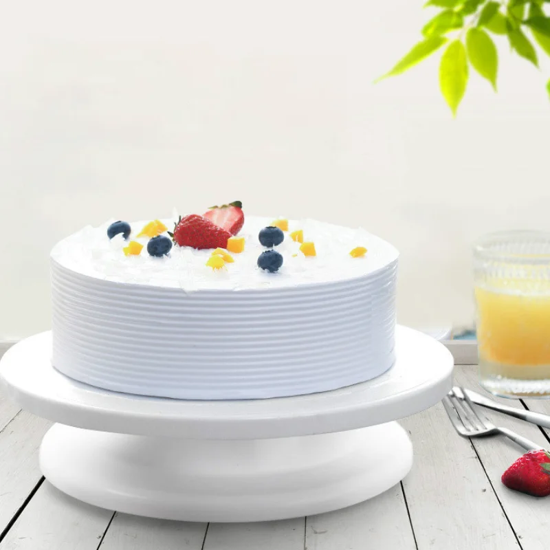 Фото Вращающаяся кухонная тарелка для торта вращающаяся форма сделай сам подставка